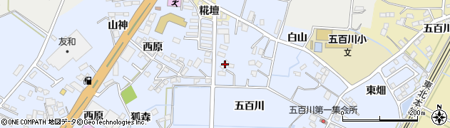 福島県本宮市荒井山神7周辺の地図