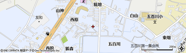 福島県本宮市荒井山神4周辺の地図