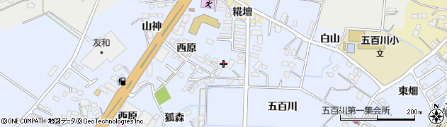 福島県本宮市荒井山神3周辺の地図
