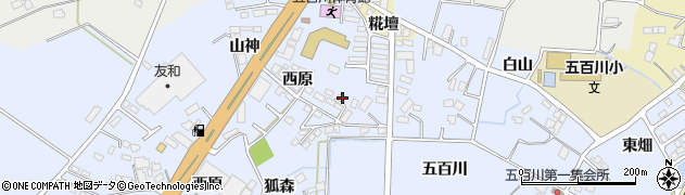 福島県本宮市荒井山神2周辺の地図