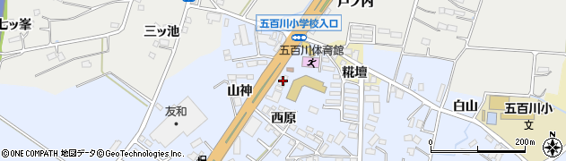 福島県本宮市荒井山神23周辺の地図