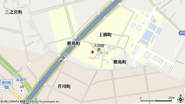〒940-2471 新潟県長岡市上柳町の地図