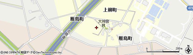 新潟県長岡市上柳町周辺の地図