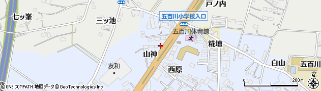 福島県本宮市荒井山神48周辺の地図