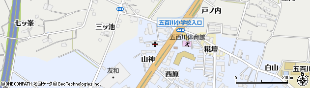 福島県本宮市荒井山神47周辺の地図