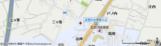 福島県本宮市荒井山神32周辺の地図