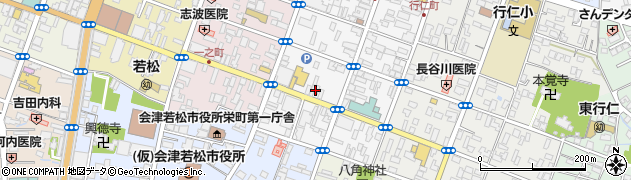 會津きり屋周辺の地図