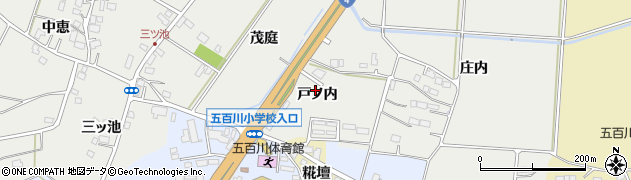 福島県本宮市青田（戸ノ内）周辺の地図
