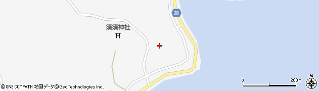 石川県珠洲市三崎町（寺家子）周辺の地図