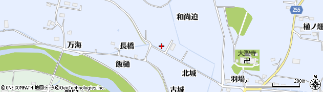 福島県浪江町（双葉郡）北幾世橋（和尚迫）周辺の地図