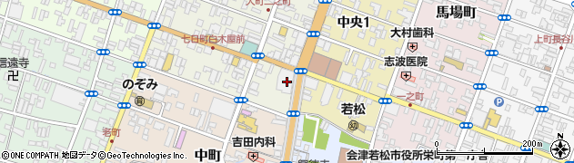 東邦銀行会津一之町支店 ＡＴＭ周辺の地図