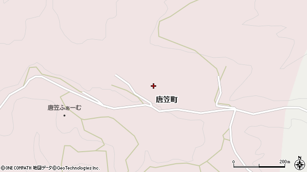 〒927-1445 石川県珠洲市唐笠町の地図