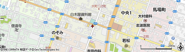 会津木履庵周辺の地図