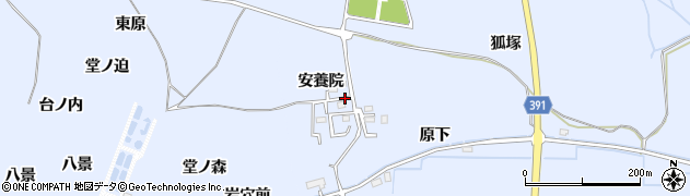 福島県浪江町（双葉郡）棚塩（安養院）周辺の地図