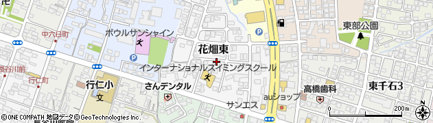 福島県会津若松市一箕町大字八角（花畑東）周辺の地図