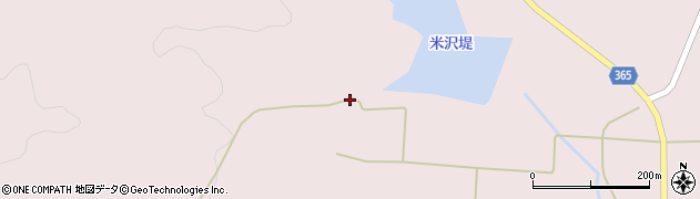 福島県会津美里町（大沼郡）米田（堤南）周辺の地図