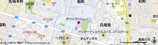 ボウルサンシャイン会津若松店周辺の地図