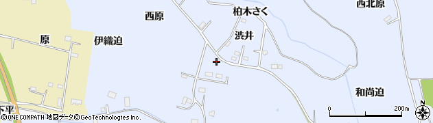 福島県双葉郡浪江町北幾世橋渋井周辺の地図