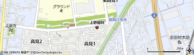 上野歯科医院周辺の地図