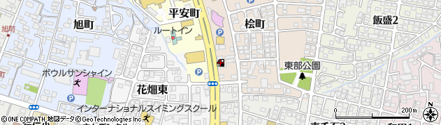 ＥＮＥＯＳ会津東ＳＳ周辺の地図
