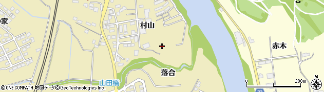 福島県本宮市仁井田（村山）周辺の地図