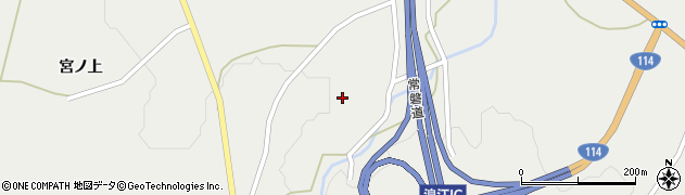 福島県双葉郡浪江町室原田子平21周辺の地図