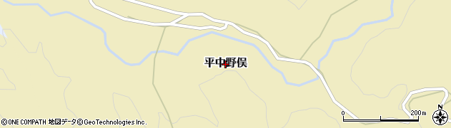 新潟県長岡市平中野俣周辺の地図