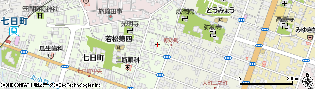 福島県会津若松市七日町11周辺の地図