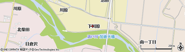 請戸川周辺の地図