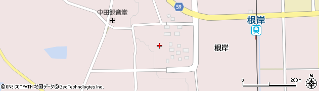 福島県大沼郡会津美里町米田村中甲周辺の地図
