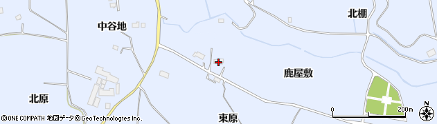 福島県浪江町（双葉郡）棚塩（鹿屋敷）周辺の地図