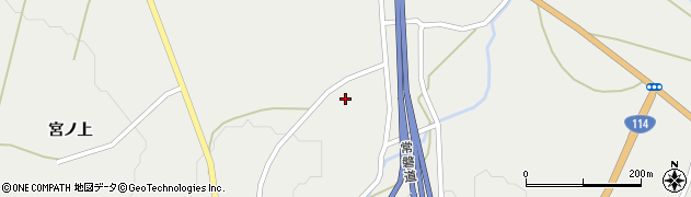 福島県双葉郡浪江町室原田子平周辺の地図