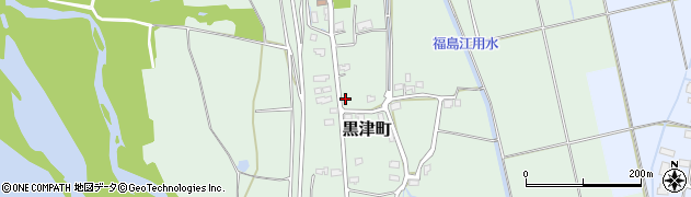 新潟県長岡市黒津町周辺の地図