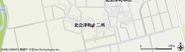福島県会津若松市北会津町十二所1092周辺の地図