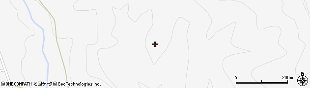 福島県郡山市熱海町中山（小屋沢）周辺の地図