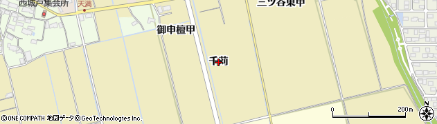 福島県会津若松市神指町大字中四合（千苅）周辺の地図