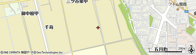 福島県会津若松市神指町大字中四合大方周辺の地図