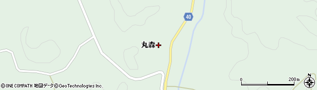 福島県本宮市稲沢（丸森）周辺の地図
