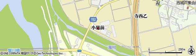 福島県会津若松市神指町大字中四合（小見前）周辺の地図