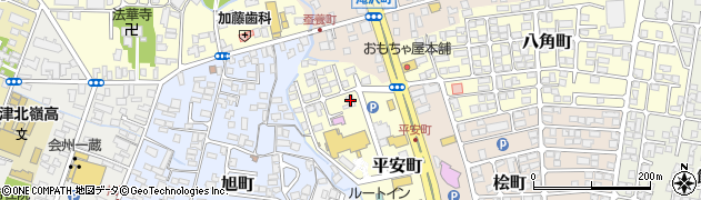 福島県電気工事工業組合福島電気安全サービス会津支部周辺の地図