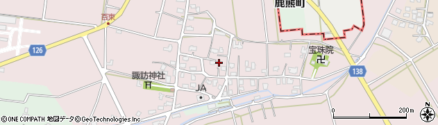 新潟県長岡市百束町1247周辺の地図