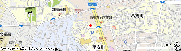 会津若松地区連合会周辺の地図