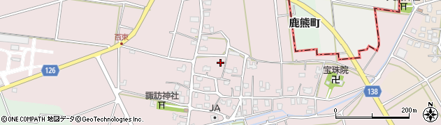 新潟県長岡市百束町1237周辺の地図