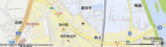 福島県本宮市仁井田（吹上）周辺の地図