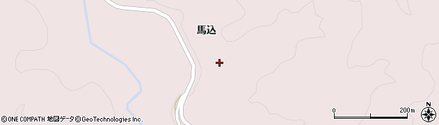 福島県田村市船引町上移（馬込）周辺の地図