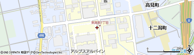 新潟県長岡市東高見周辺の地図