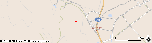 福島県会津若松市湊町大字赤井（小坂）周辺の地図