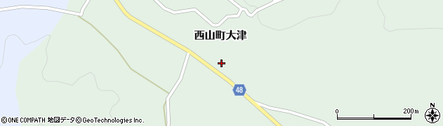 長岡西山線周辺の地図
