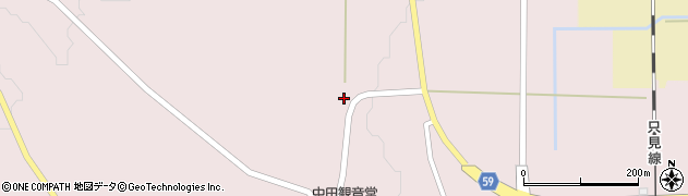 福島県会津美里町（大沼郡）米田（北原甲）周辺の地図