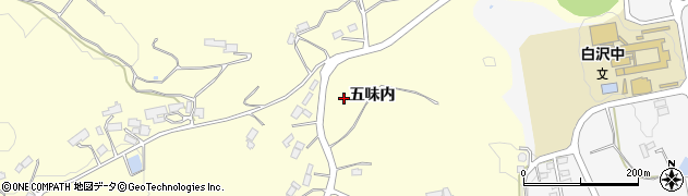 福島県本宮市糠沢（五味内）周辺の地図